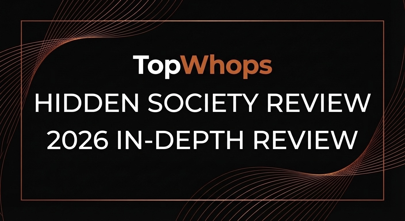 Hidden Society Review 2026 - Reselling Community on Whop