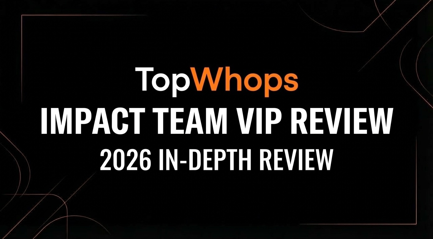 Impact Team VIP Review on Whop - High Ticket Sales Training