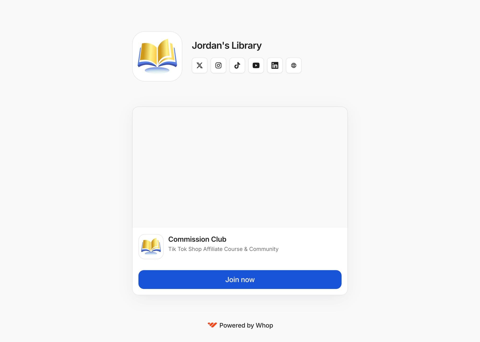 Jordan's Library on Whop - Dropshipping Education