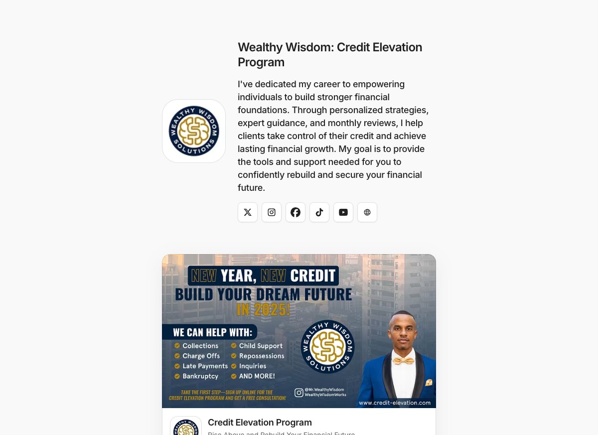 Credit Elevation Program on Whop