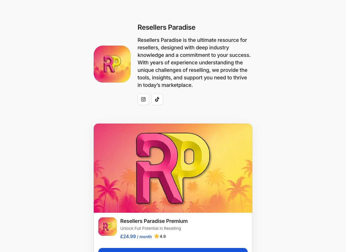 Resellers Paradise on Whop