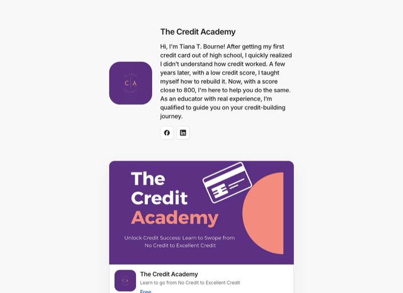 The Credit Academy on Whop
