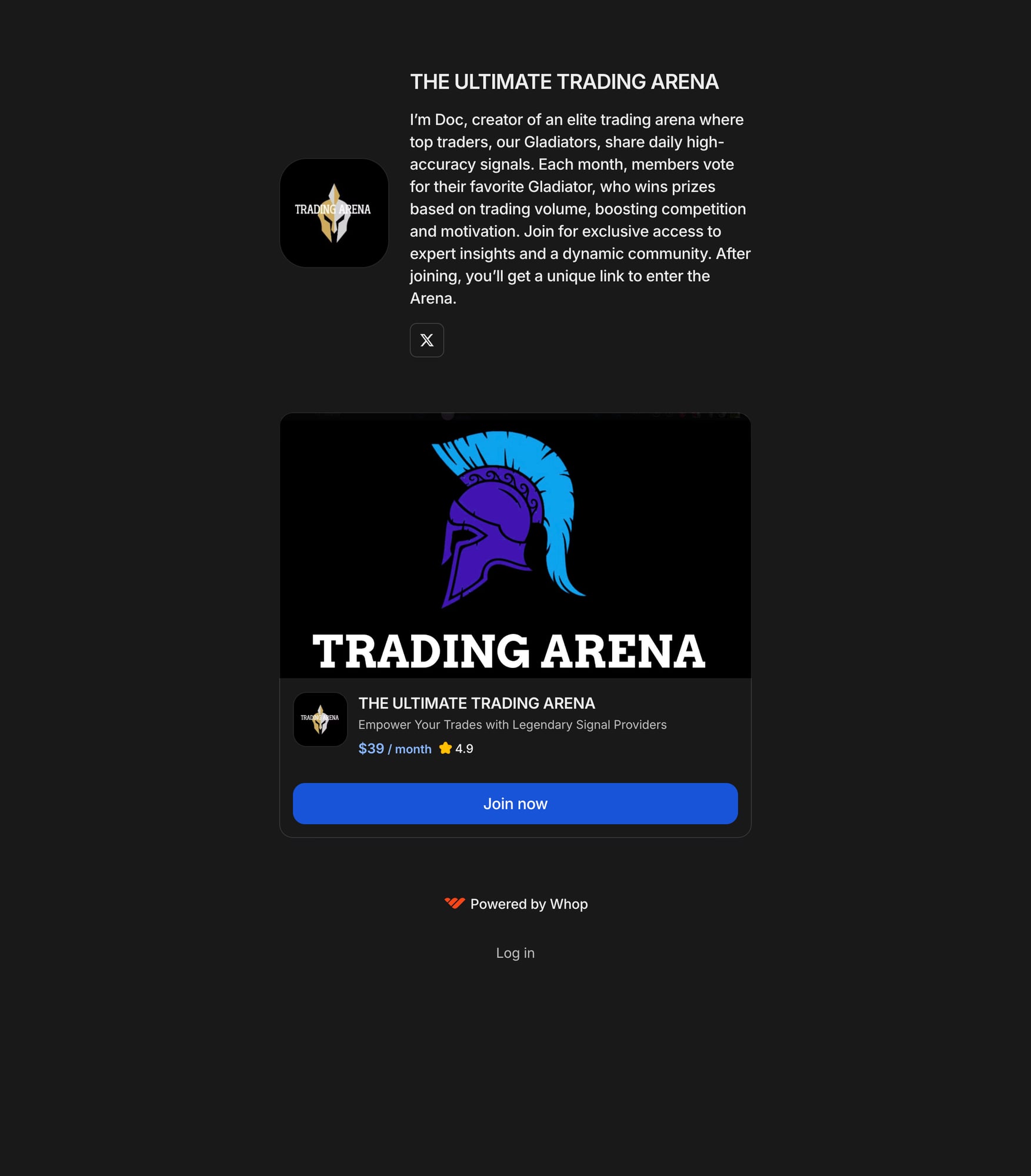 The Ultimate Trading Arena on Whop