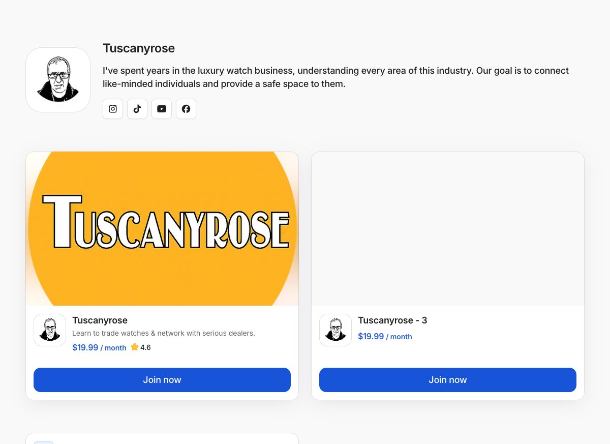 Tuscanyrose on Whop